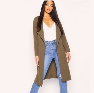 Boohoo trench/ belted duster (Boohoo)